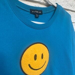 Smiley Face Blue Sweatshirt